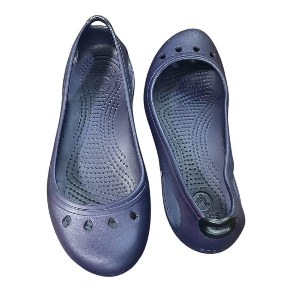 CROCS Kadee ballet flats in navy blue size 6